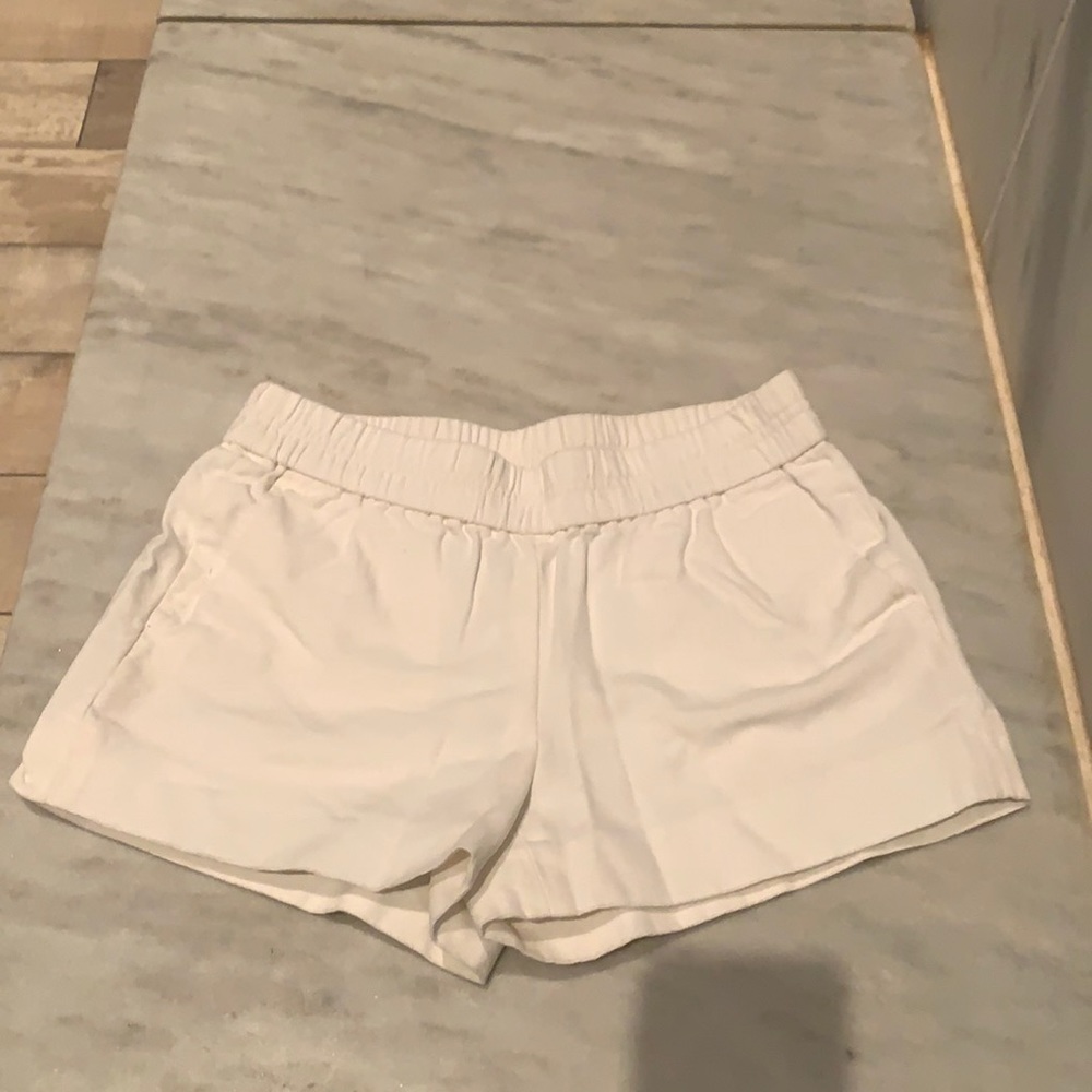 White jcrew shorts